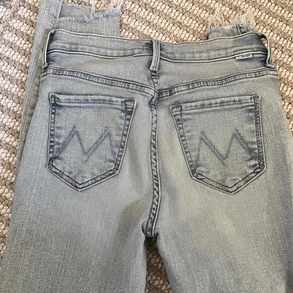 MOTHER The Stunner Zip Ankle Step Fray in Rolling in the Bushes - Picture 10 of 11